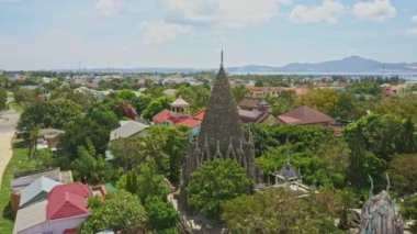 Vietnam şehir antik Budist tapınağı