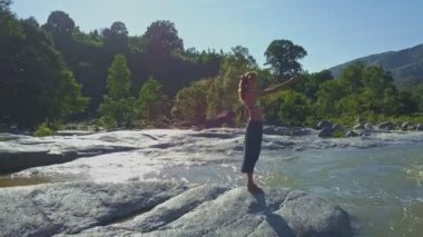 Kız yapma güzel manzara video