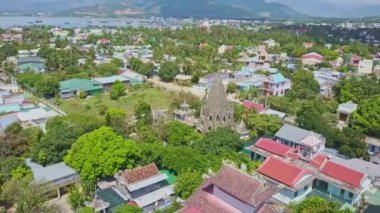 Vietnam şehir antik Budist tapınağı