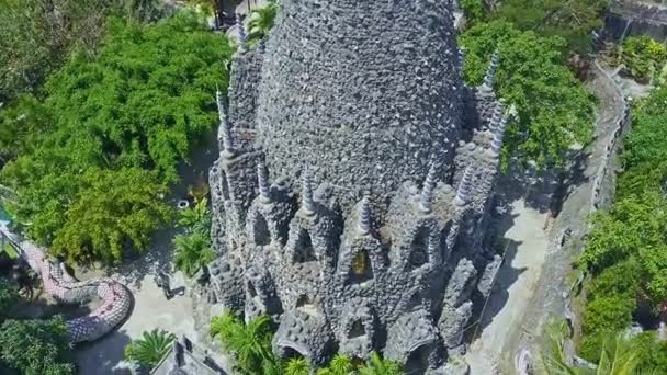 Forntida buddhistiska tempel tower — Stockvideo