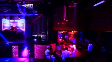 Tay boksörler ringe gece kulübü fight