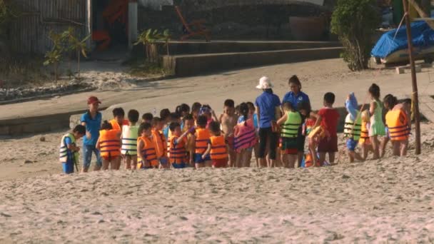 Nha Trang Vietnam Marzo 2018 Gli Educatori Professionisti Del Primo — Video Stock