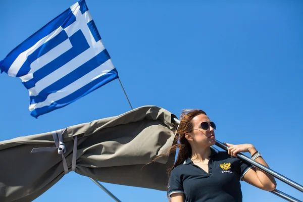 Ναυτικοί συμμετέχουν στην ιστιοπλοΐα regatta — Φωτογραφία Αρχείου