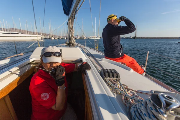 Les marins participent à la régate — Photo