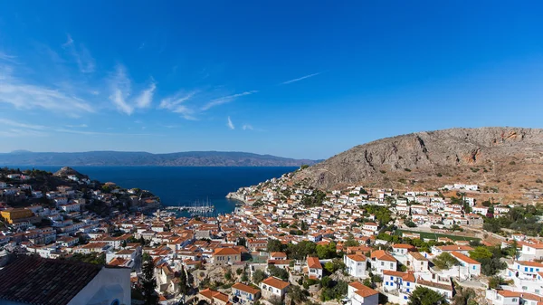 Panorama van eiland Hydra — Stockfoto