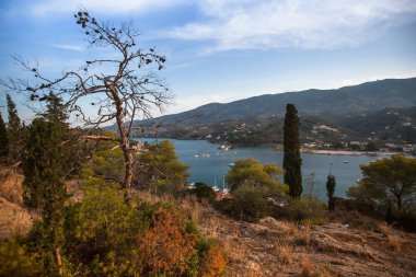 Poros Adası Üstten Görünüm