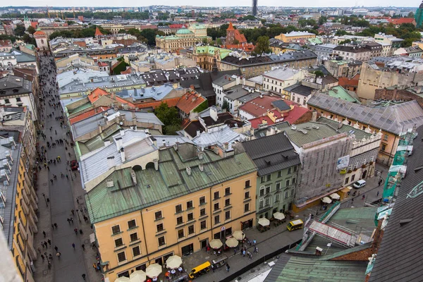 Historische gebouwen in de oude stad van Krakau — Stockfoto