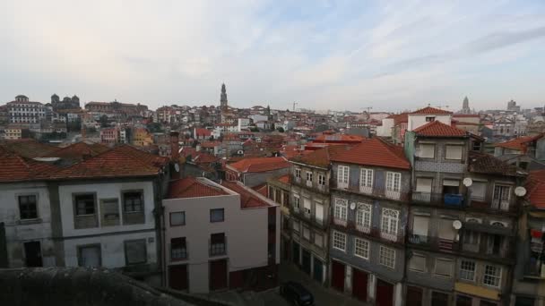 Starego miasta w Porto — Wideo stockowe