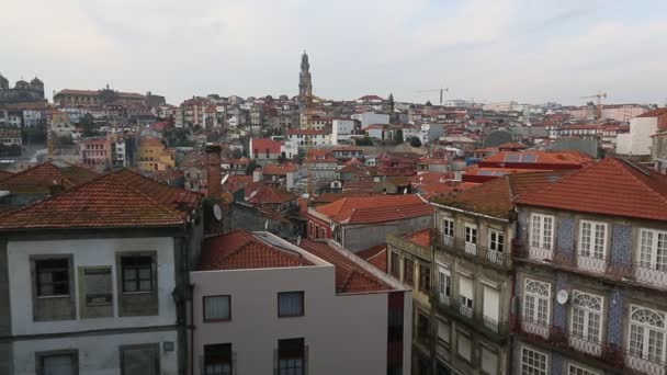 Ciudad vieja de Oporto — Vídeo de stock