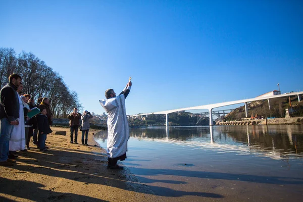 Firar dop av Jesus och Trettondagen — Stockfoto