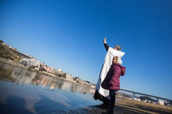 Celebrando o Batismo de Jesus e a Epifania — Fotografia de Stock