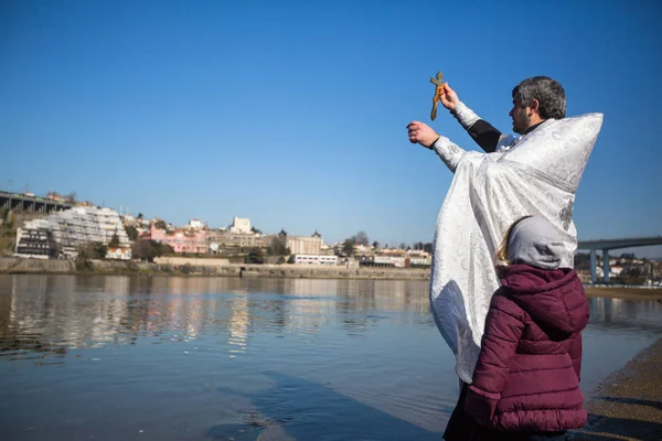 Célébration du baptême de Jésus et de l'Épiphanie — Photo