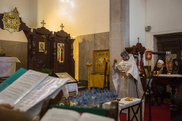 Celebrating Baptism of Jesus — Stock Photo, Image