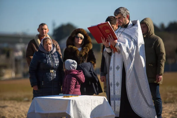 Doopsel van Jezus vieren — Stockfoto