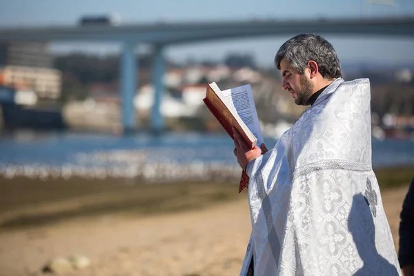 Celebrando el Bautismo de Jesús — Foto de Stock