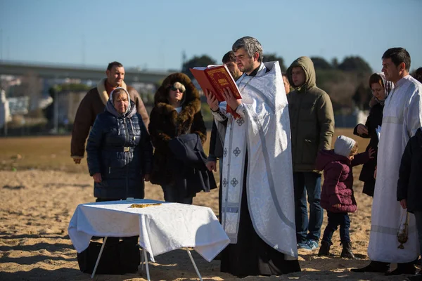 Doopsel van Jezus vieren — Stockfoto