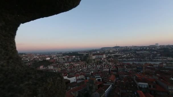 Porto centro da cidade velha — Vídeo de Stock