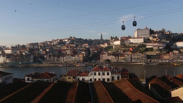Stare centrum miasta Porto — Wideo stockowe