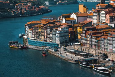 Douro nehir ve Ribeira görünümü