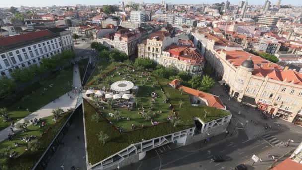 De oude stad Porto — Stockvideo