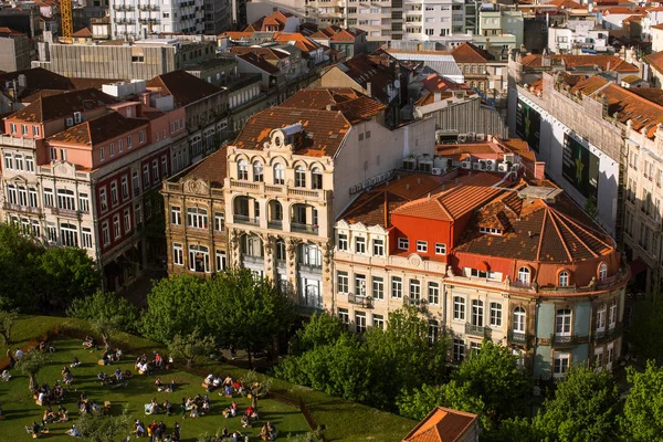 View of old Porto downtown — Stock Photo, Image