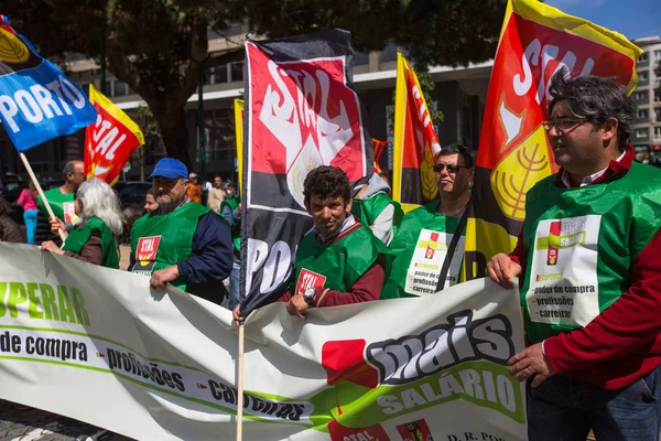 Celebración del Primero de Mayo en el centro de Oporto —  Fotos de Stock