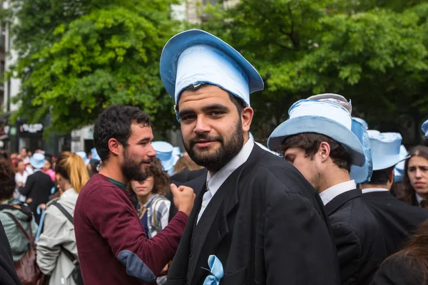 Queima Das Fitas Parade katılımcıların — Stok fotoğraf