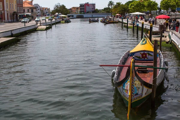 Traditionelle Boote moliceiro — Stockfoto