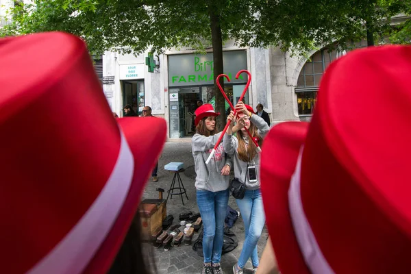 Tradiční slavnosti studentů portugalských univerzit — Stock fotografie