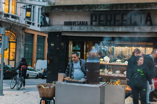 Straat in oud porto — Stockfoto