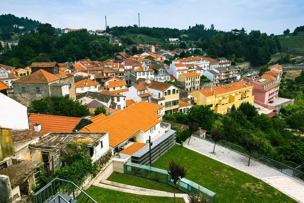 Vista superior da cidade de Lamego — Fotografia de Stock