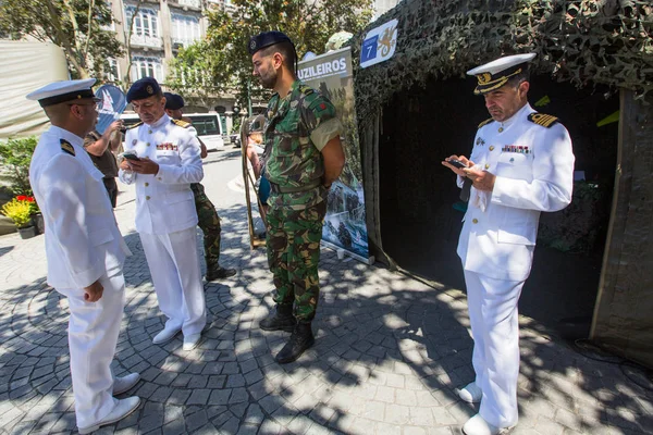 Demonstration av militär utrustning — Stockfoto