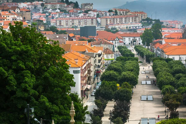stock image Top view of Lamego city