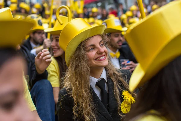 ポルトガルの大学の学生の伝統的な祭り — ストック写真