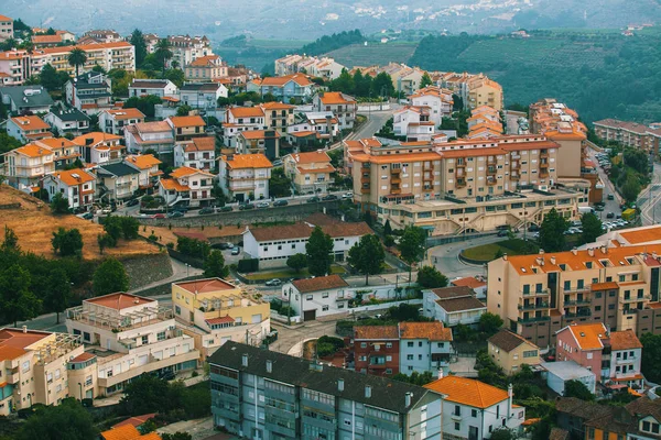 Widok z góry miasta Lamego — Zdjęcie stockowe