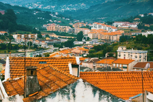 Vista superior de la ciudad de Lamego — Foto de Stock