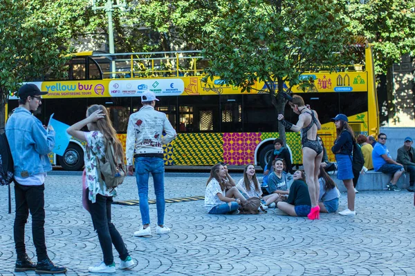 Teilnehmer an Gay Pride Parade — Stockfoto