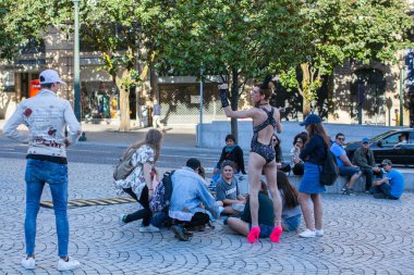 Gay gurur geçit katılımcılar