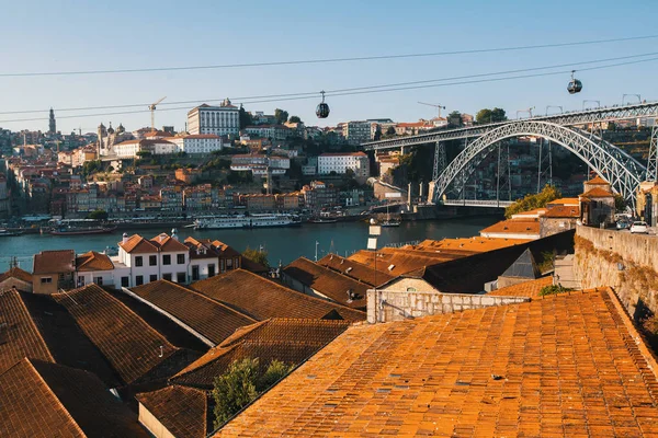 Oporto, Portugal, vista del río Duero — Foto de Stock