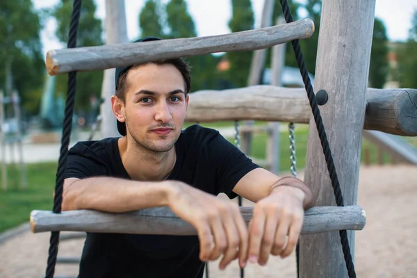 Young man outdoors. — Stock Photo, Image