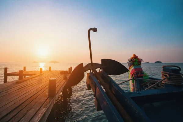 Bateau de pêche thaï — Photo