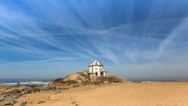 Chapel Senhor da Pedra at Miramar Beach — Stockfoto