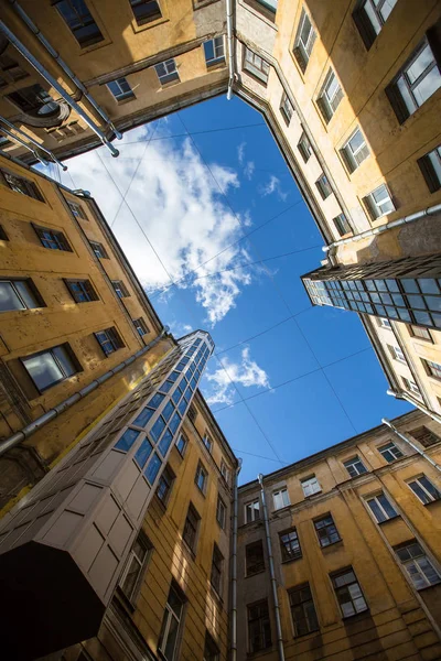 Yards (courtyard or court) structure shapes — Stock Photo, Image