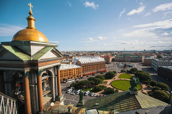 Вид зверху від готелю St.Isaac собор — стокове фото