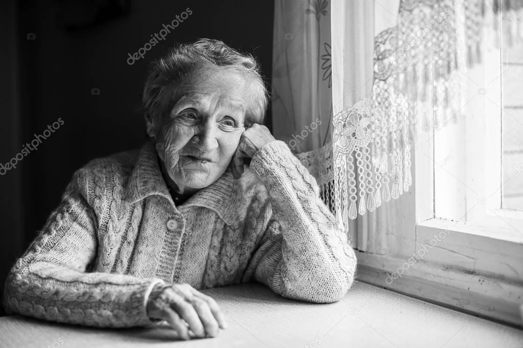 Elderly woman portrait