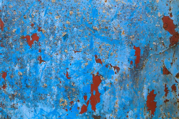 Texture rusty metal wall — Stock Photo, Image