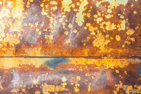 Texture rusty metal wall — Stock Photo, Image