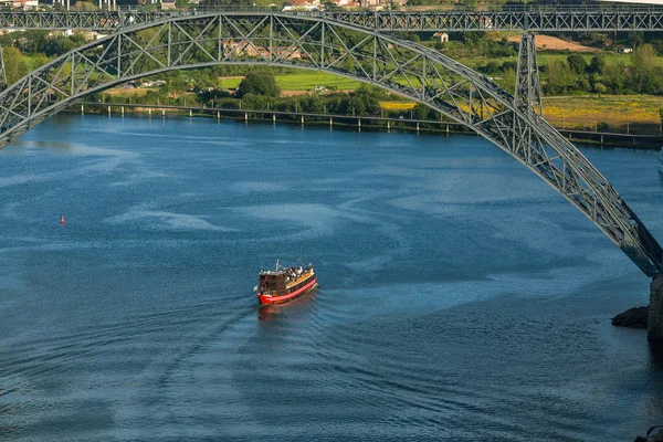 Douro nehrinin bird's-Eye view — Stok fotoğraf