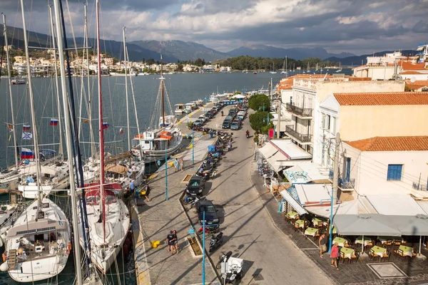 Mast tijdens in zeilregatta — Stockfoto