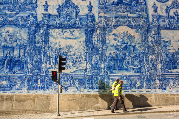 Portugheză azulejo țiglă — Fotografie, imagine de stoc